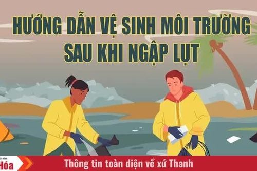 Hướng dẫn vệ sinh môi trường sau khi ngập lụt