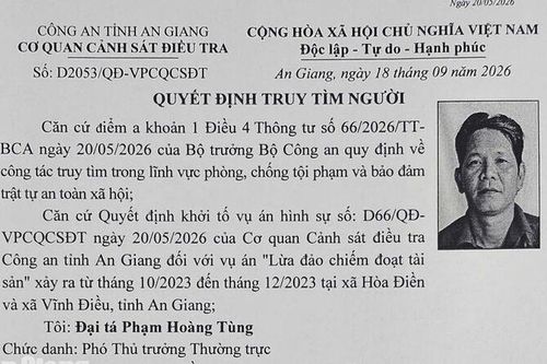 Công an An Giang truy tìm người liên quan vụ lừa đảo mua bán lúa