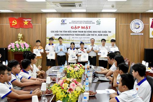 Bắc Ninh: Gặp mặt 20 đội thi Vòng khu vực Cuộc thi Sáng tạo Robotics toàn quốc năm 2026
