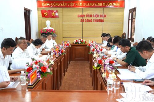 Sở Công Thương tỉnh Điện Biên làm việc với Đoàn đại biểu huyện Giang Thành