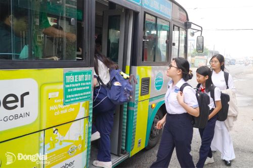 Xe buýt sẵn sàng phục vụ học sinh, sinh viên
