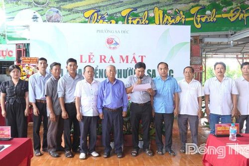 Ra mắt Hội Hoa kiểng phường Sa Đéc