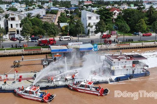 Đồng Tháp: Tổng duyệt phương án chữa cháy, cứu nạn cứu hộ cấp tỉnh năm 2026