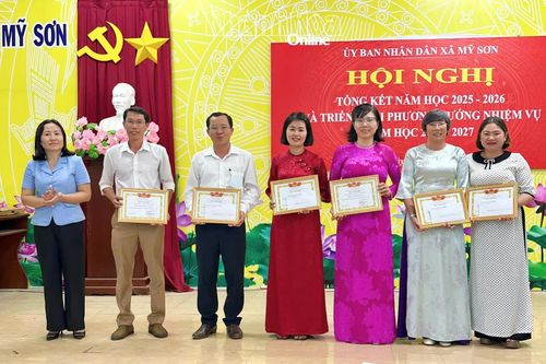 Xã Mỹ Sơn triển khai nhiệm vụ năm học 2026 - 2027
