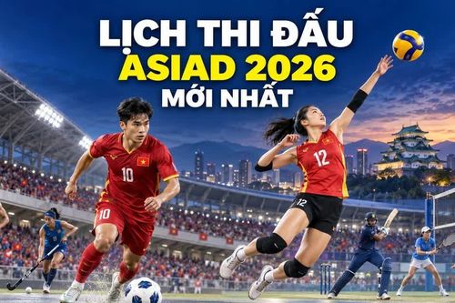 Lịch thi đấu ASIAD 2026 mới nhất hôm nay: U23 Việt Nam gặp Philippines