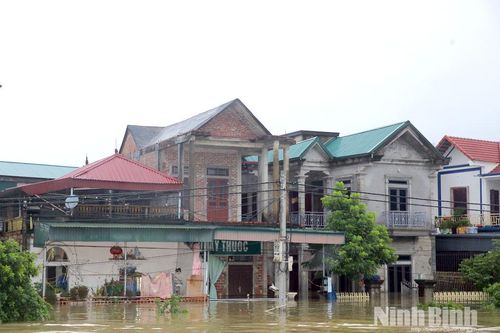 Tập trung triển khai ứng phó với lũ trên sông Hoàng Long và sông Đáy