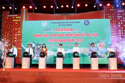 Khai mạc Festival nông sản, OCOP, làng nghề gắn kết du lịch