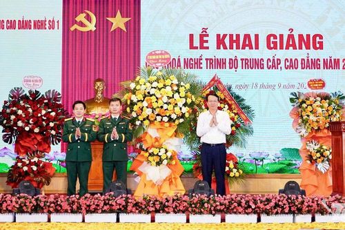 Trường Cao đẳng nghề số 1 đón 3.515 tân học sinh, sinh viên