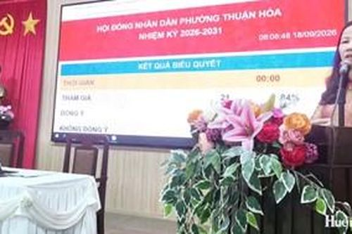 HĐND phường Thuận Hóa thông qua nhiều nội dung quan trọng tại kỳ họp chuyên đề