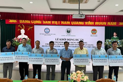 An Giang: Khởi động dự án hỗ trợ kinh phí xây dựng 100 căn nhà cho hộ nghèo, khó khăn