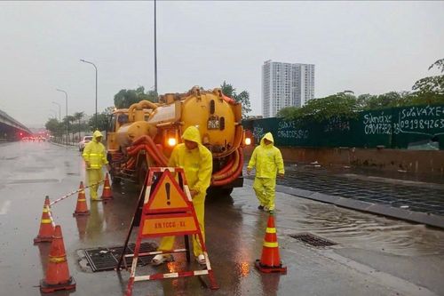 Hà Nội đảm bảo vận hành hệ thống thoát nước cho thành phố