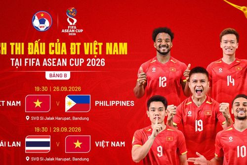 Đội tuyển Việt Nam công bố danh sách dự FIFA ASEAN Cup 2026