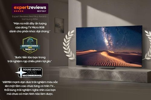 TV và loa Samsung 2026 chinh phục chuyên gia quốc tế