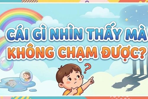 Cái gì nhìn thấy mà không chạm được?