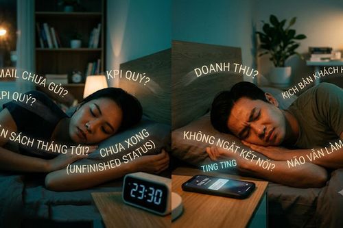 Lên giường ngủ nhưng đầu vẫn 'chạy' KPI: Nỗi ám ảnh mang tên 'việc chưa xong'
