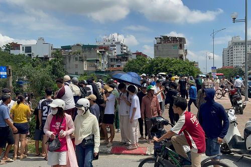 Hiện trường tìm thấy thi thể nam sinh mất tích ở Hà Nội
