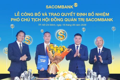 SACOMBANK có Phó Chủ tịch HĐQT mới
