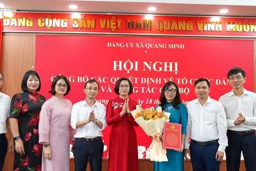 Xã Quang Minh: Kiện toàn tổ chức Đảng tại các trường học trong giai đoạn mới