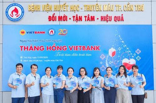 Lan tỏa tinh thần nhân ái, sẻ chia qua sự kiện 'Tháng hồng Vietbank'