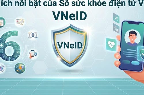 Infographic: 6 lợi ích nổi bật của Sổ sức khỏe điện tử VNeID người dân cần biết