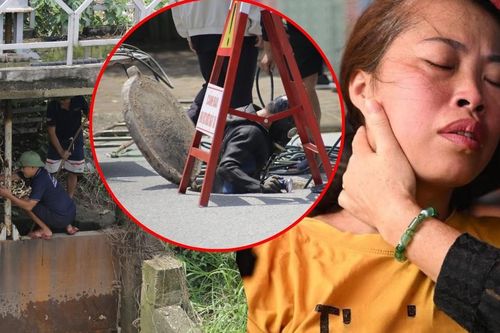 Xót xa cảnh mẹ khóc ngất gọi tên con tại nơi tìm thấy nam sinh mất tích