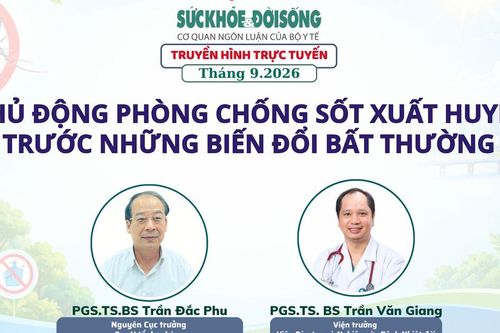 Đang Truyền hình trực tuyến: 'Chủ động phòng chống sốt xuất huyết trước những biến đổi bất thường'