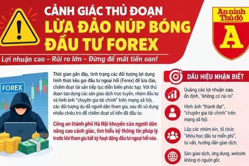 Cảnh giác thủ đoạn lừa đảo núp bóng đầu tư Forex