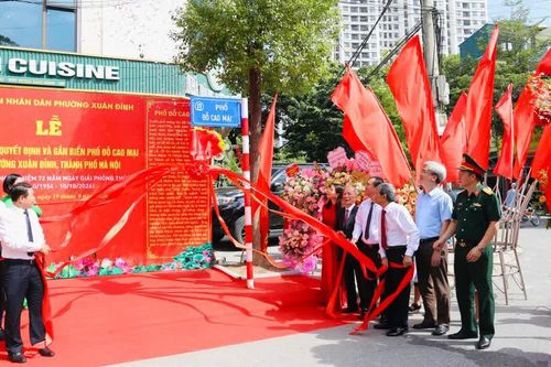 Danh nhân Đỗ Cao Mại gắn tên với con phố mới trên quê hương Xuân Đỉnh