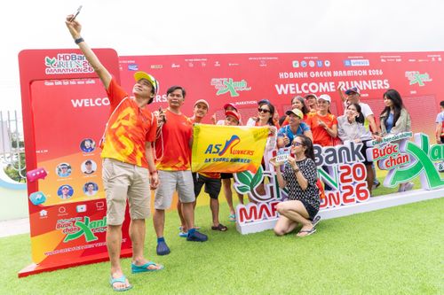 Cần Giờ rộn ràng trước giờ khai mạc giải chạy HDBank Green Marathon