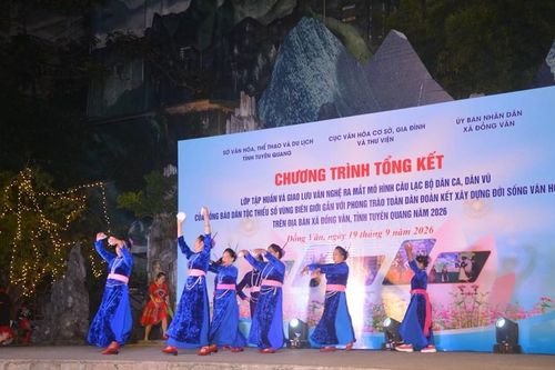 Gắn dân ca, dân vũ các dân tộc Đồng Văn với phát triển du lịch