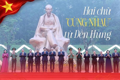Hai chữ 'cùng nhau' từ Đền Hùng