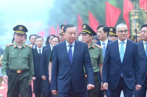 [Ảnh] Tổng Bí thư, Chủ tịch nước Tô Lâm dự Lễ kỷ niệm 72 năm Ngày Bác Hồ về thăm Đền Hùng