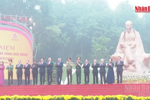 [Video] Tổng Bí thư, Chủ tịch nước Tô Lâm dự Lễ kỷ niệm 72 năm Ngày Bác Hồ về thăm Đền Hùng