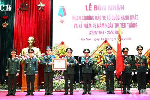 Cục 16, Tổng cục II đón nhận Huân chương Bảo vệ Tổ quốc hạng Nhất