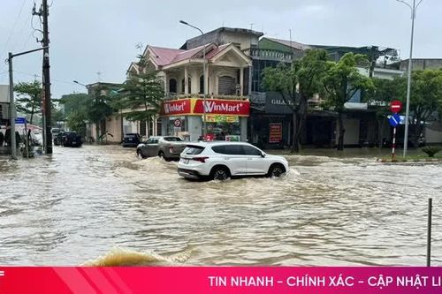 Cảnh báo ngập lụt sâu do mưa với cường độ lớn ở Hà Tĩnh