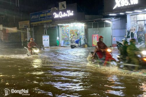 Mưa lớn tại Đồng Nai có khả năng duy trì đến hết ngày 24-9