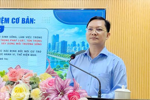 Triển khai chuyên đề về xây dựng ý thức công dân đô thị tại xã Lộc Quang
