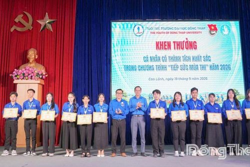 Đoàn Trường Đại học Đồng Tháp: Dấu mấn đậm nét về chuyển đổi số và an sinh xã hội