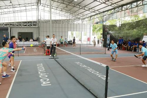 Sôi nổi Giải Pickleball chào mừng thành công Đại hội Hiệp hội Doanh nghiệp tỉnh Lào Cai
