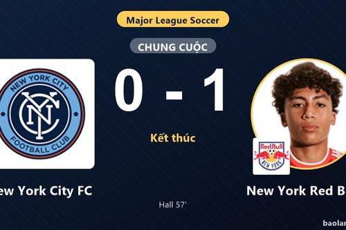 Thua New York Red Bulls 0-1, New York City FC vẫn cùng đối thủ đi tiếp