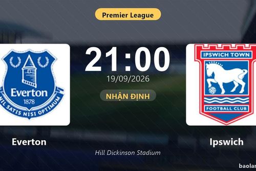 Nhận định Everton vs Ipswich: Điểm nóng cuộc đua tốp đầu