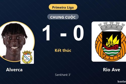 Hạ Rio Ave, Alverca vươn lên thứ 13 và đẩy đối thủ vào nhóm nguy hiểm