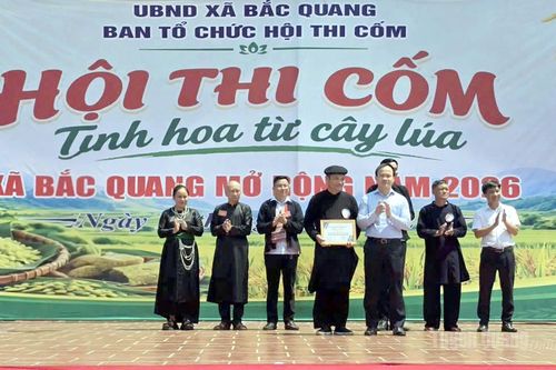 Bắc Quang tổ chức Hội thi cốm – tinh hoa từ cây lúa mở rộng năm 2026