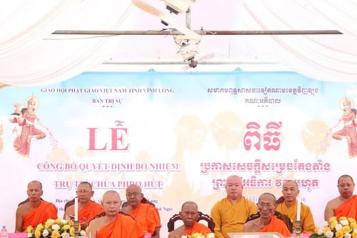 Vĩnh Long: Bổ nhiệm Đại đức Youttiviriyo Thạch Nhựt Trường làm trụ trì chùa Phro Hút