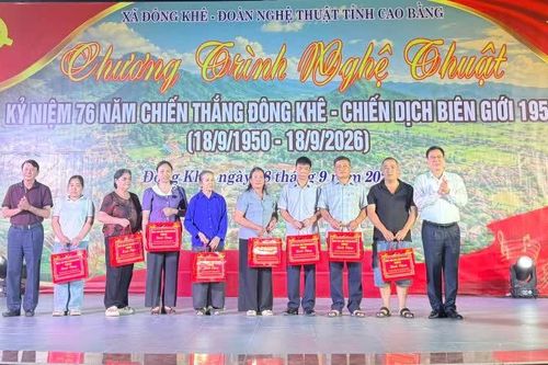 Chương trình nghệ thuật kỷ niệm 76 năm Chiến thắng Đông Khê - Chiến dịch Biên giới năm 1950