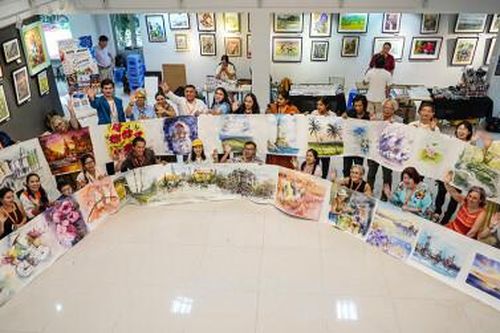 3 hoạ sĩ Cà Mau góp mặt tại Triển lãm Tranh màu nước Quốc tế lần thứ 5