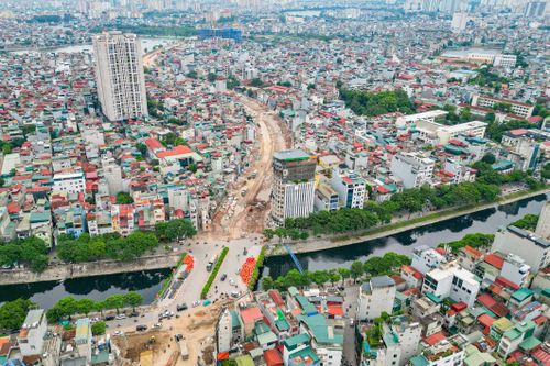 Toàn cảnh công trường Vành đai 2,5 tăng tốc thi công trước ngày về đích