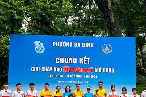 Phường Ba Đình tiếp nối truyền thống từ Giải chạy Báo Hànộimới