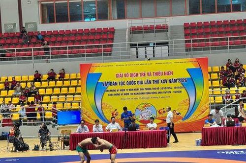 Khai mạc Giải vô địch trẻ và thiếu niên Vật dân tộc Quốc gia 2026