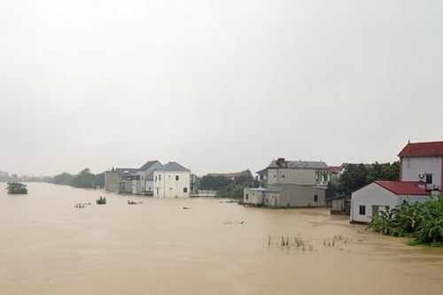 Lũ sông Bùi lập đỉnh lịch sử mới